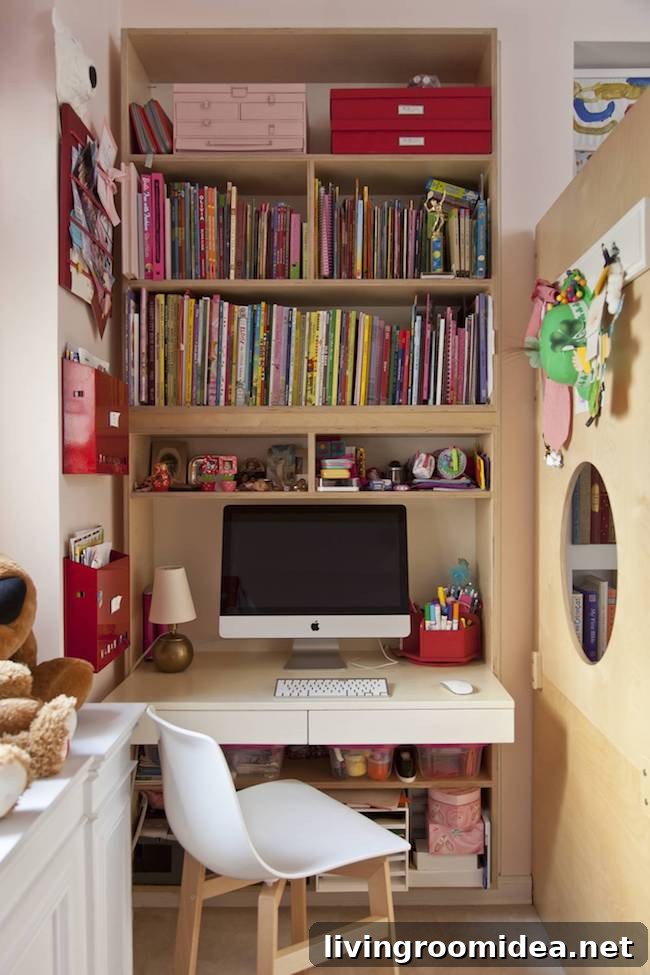 House Beautiful homework station