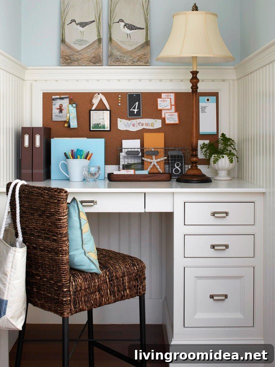 Small space home office