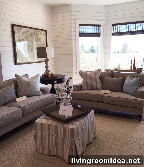 Modern coastal farmhouse style home tour - planked walls