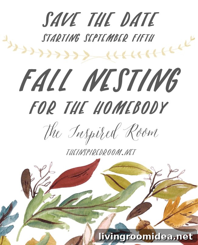 Fall Home Blog Series by The Inspired Room