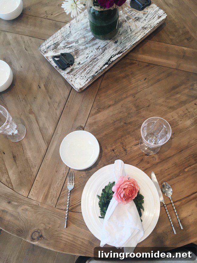 Inside a Modern Farmhouse: Street of Dreams Home Tour 17 Round Wood Dining Table
