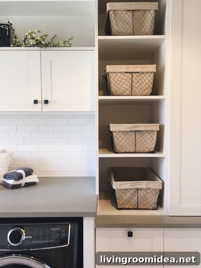 Laundry Room Wire Baskets