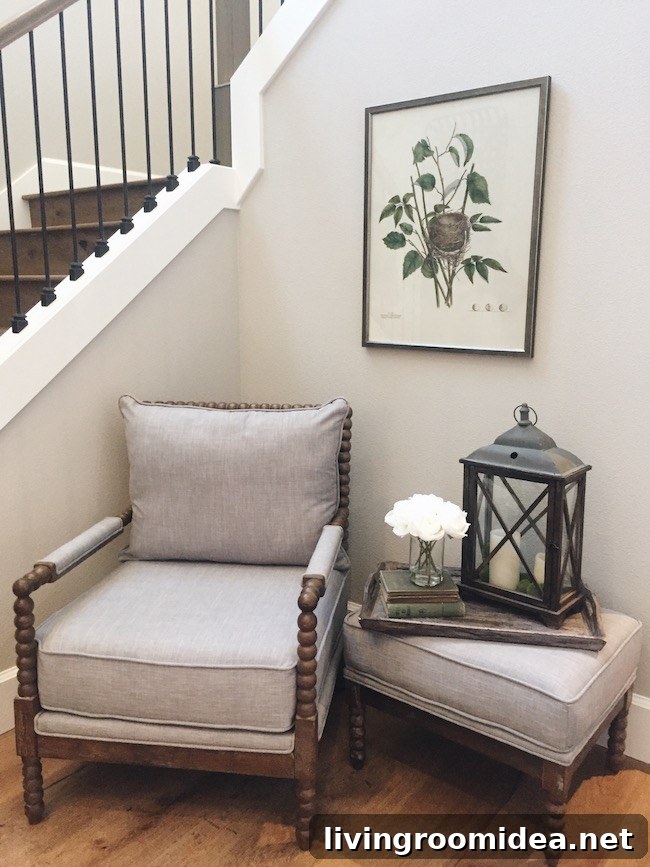 spindle chair and botanical - street of dreams