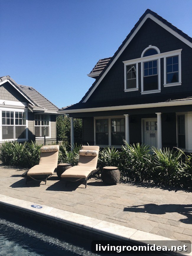 Inside a Modern Farmhouse: Street of Dreams Home Tour 44 Street of Dreams Guest House - Pool