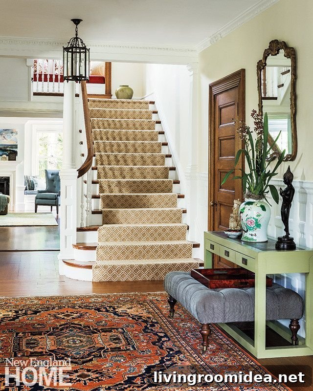 Ottoman in an entry