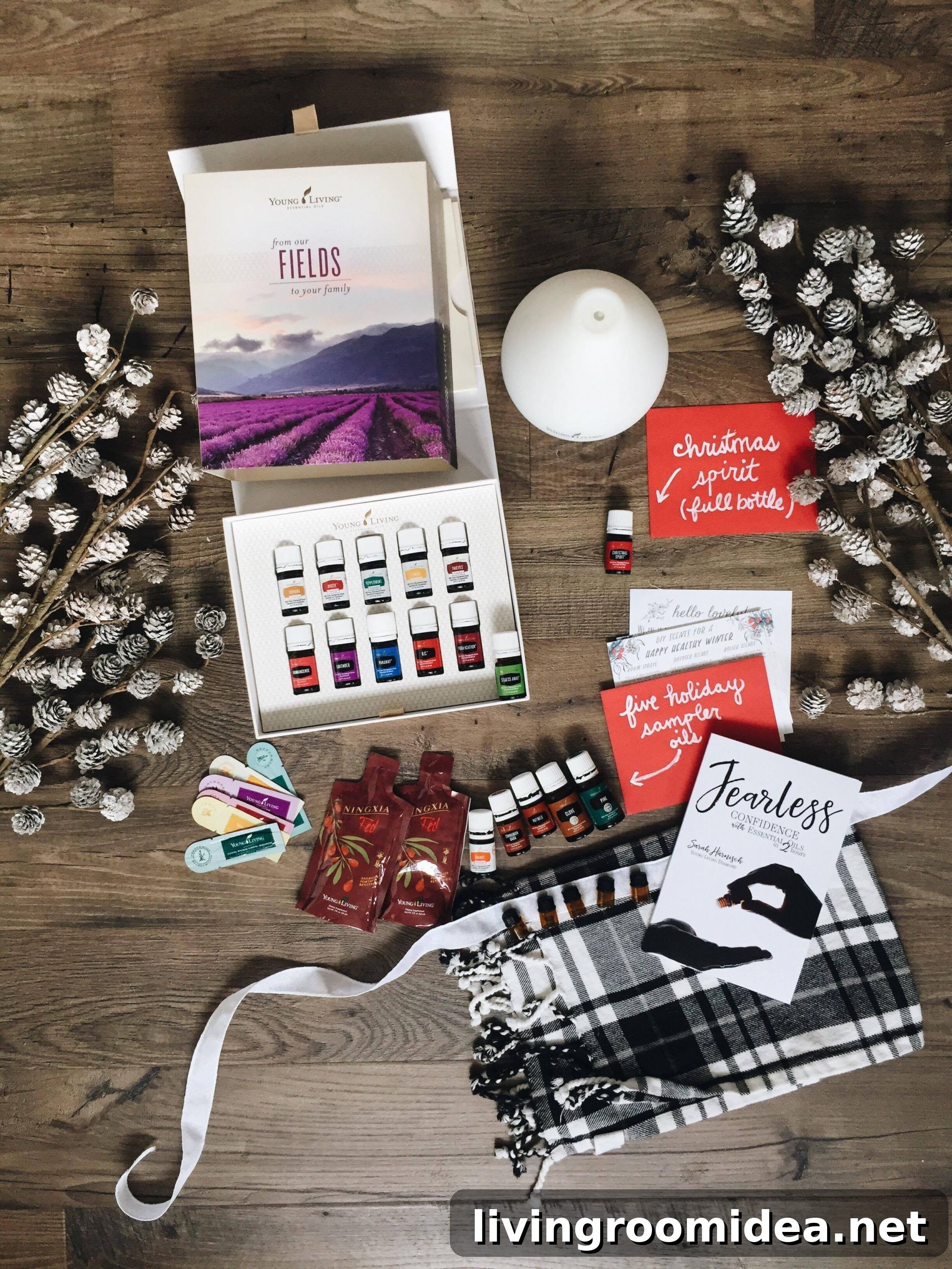 Young Living Premium Starter Kit and Holiday Scent Bundle - The Inspired Room