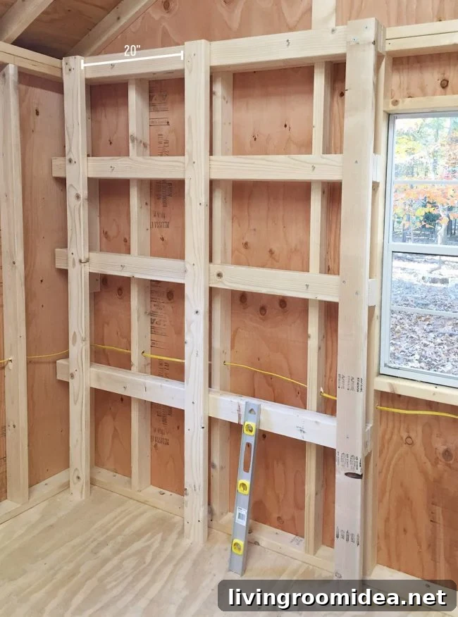 DIY Garage Shelving: Step-by-Step Guide to Build Durable Shelves 8 shed storage ideas vertical supports added to wood shelves