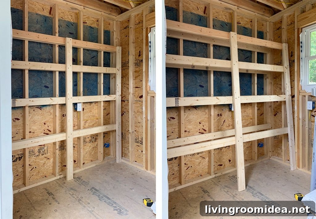 DIY Garage Shelving: Step-by-Step Guide to Build Durable Shelves 9 heavy duty DIY wood shelves with front panel piece pulled off