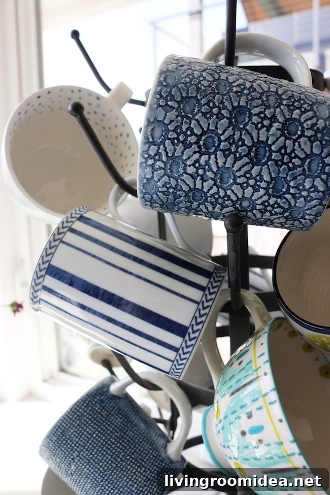 spring mug rack