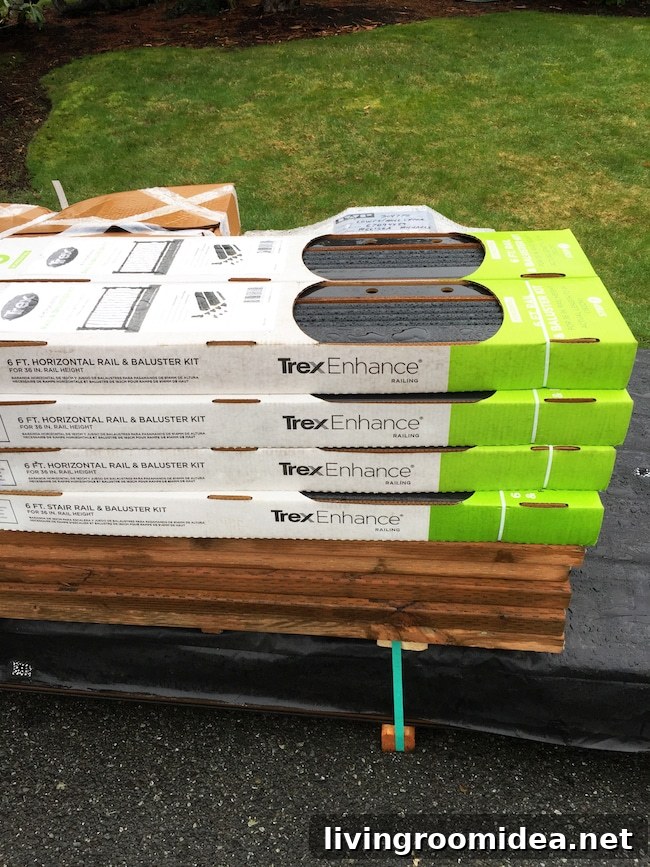 Trex Deck Build Progress: Mid-Project Photos and Sneak Peek 11 Trex Enhance Saddle