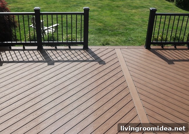 Trex Deck Build Progress: Mid-Project Photos and Sneak Peek 12 Trex Deck Design