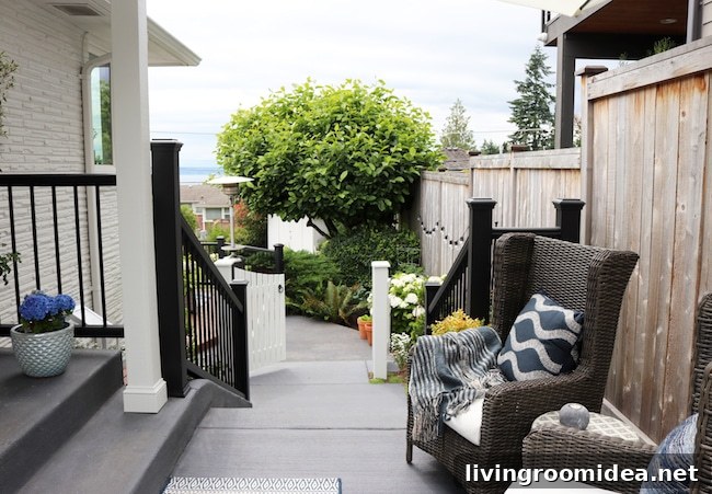 Trex Enhance Railings- Before and After makeover