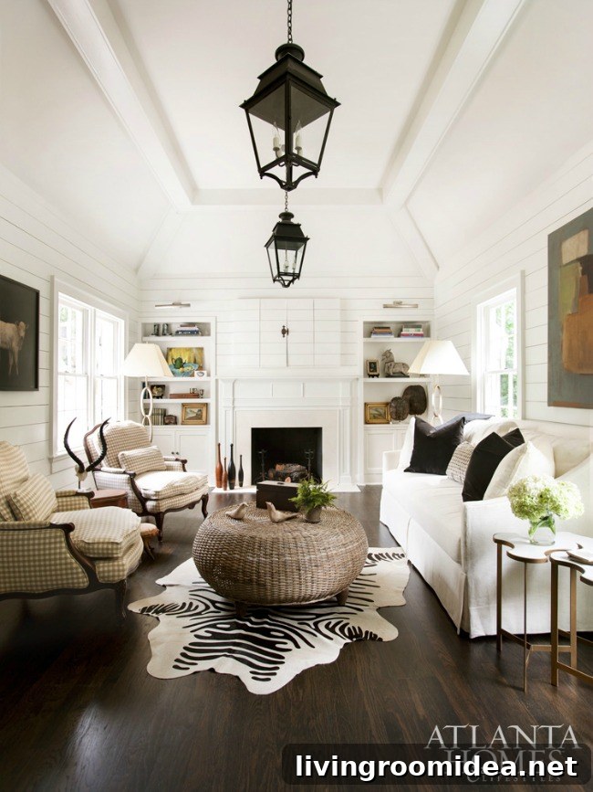 White Couch - Atlanta Homes