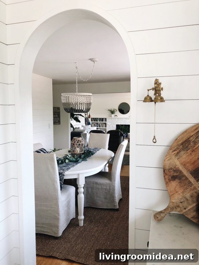 shiplap arch the inspired room