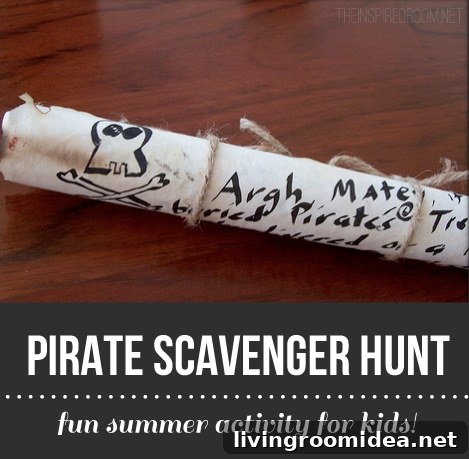 Pirate Scavenger Hunt - Fun Family Summer Activity for Kids
