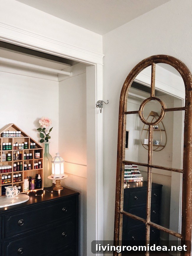 Winter Wellness Station: Smart Storage Ideas for Essential Oils 7 Wellness station - The Dwell Well Collective - The Inspired Room