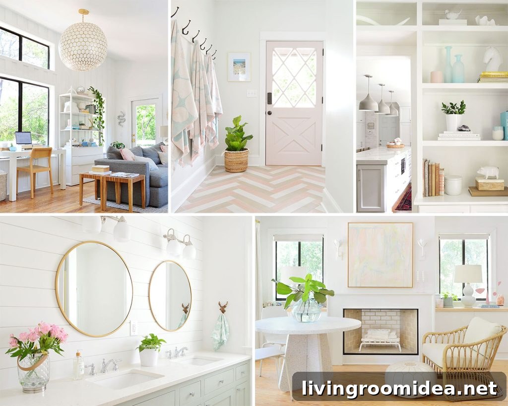 Rooms Featuring The Best White Interior Paint Colors