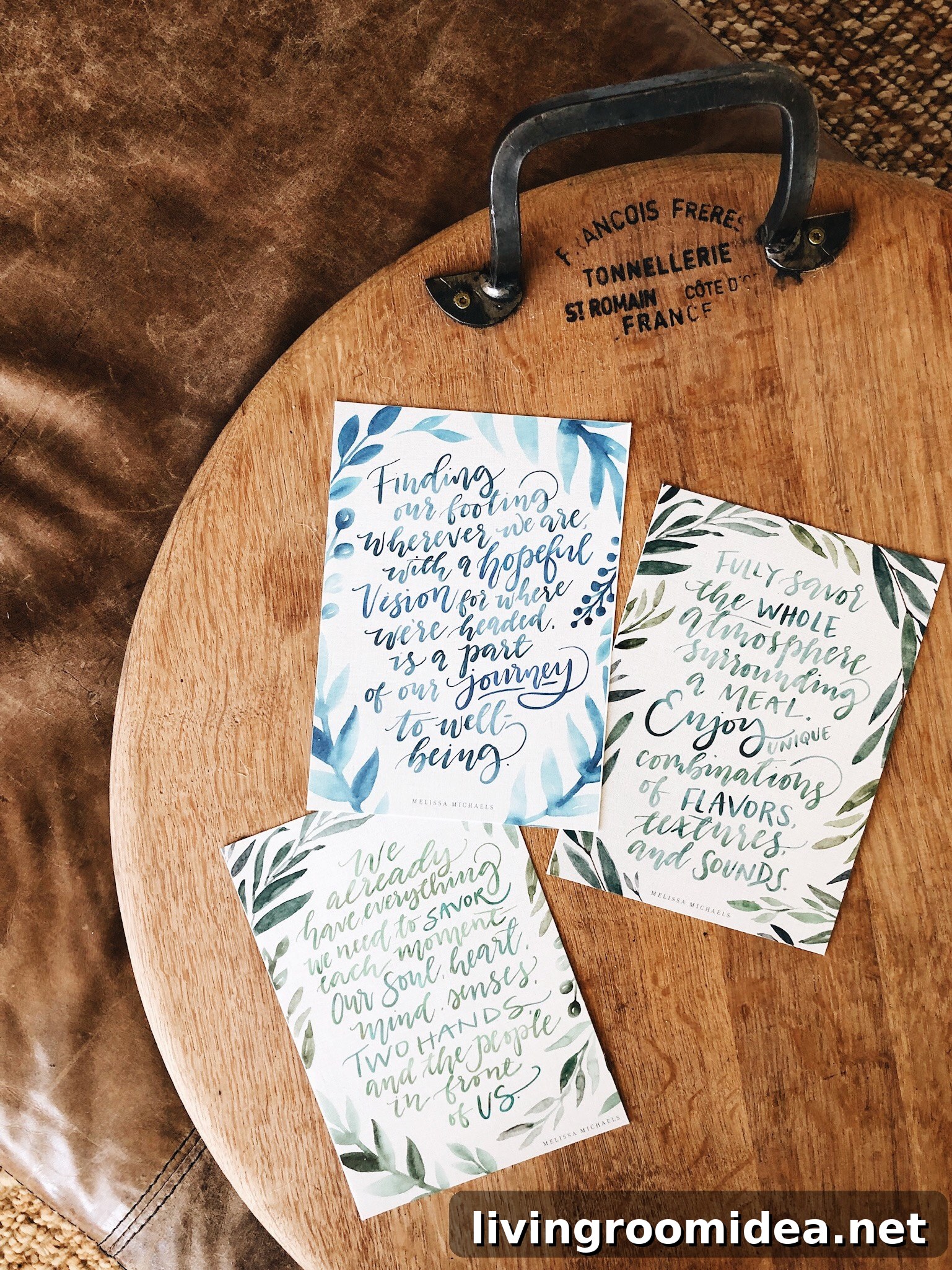 Frame hand lettered art, free downloadable quotes from Dwelling by Melissa Michaels. 