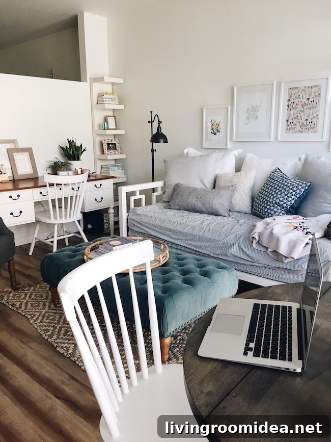 Inside Courtney’s Stylish Seattle Studio: Small-Space Living Tour 9 img 114598 8 1