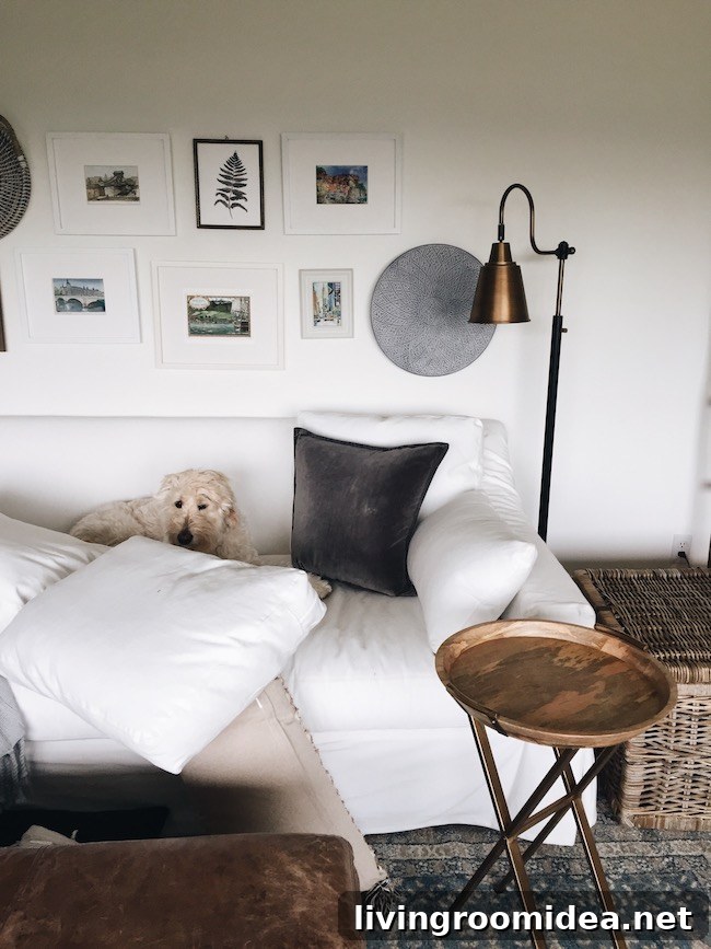 My York Pottery Barn White Slipcovered Sofa — FAQs and Care Tips 5 White Slipcovers with Pets, everything you want to know but are afraid to ask :)