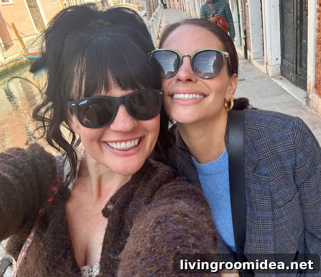 Elsie A Beautiful Mess And Sherry Selfie Photo In Venice Italy