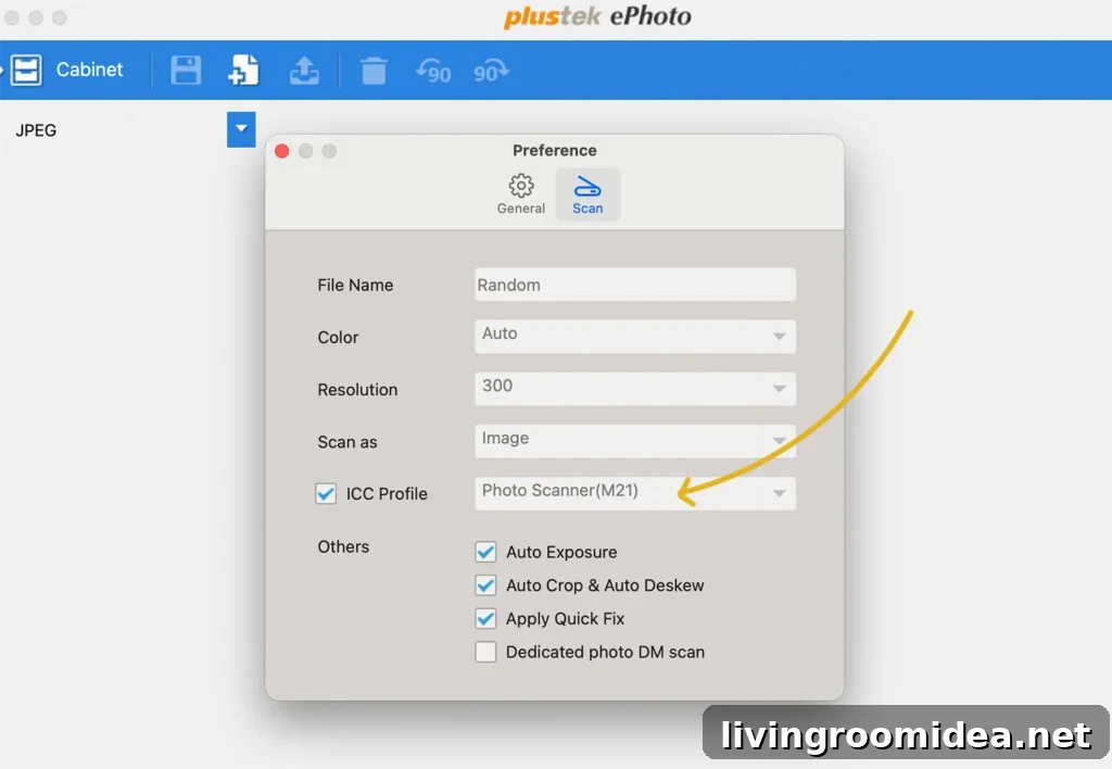 How to Digitize Old Photos for Long-Lasting Quality 11 ICC Profile Setting for Plustek ePhoto Scanner