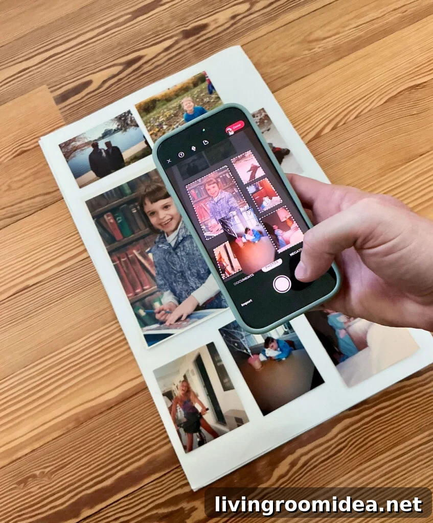 How to Digitize Old Photos for Long-Lasting Quality 13 Digitizing Old Photos using Photomyne App With Phone