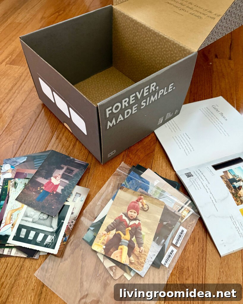How to Digitize Old Photos for Long-Lasting Quality 16 Old Photos Being Sent to LegacyBox