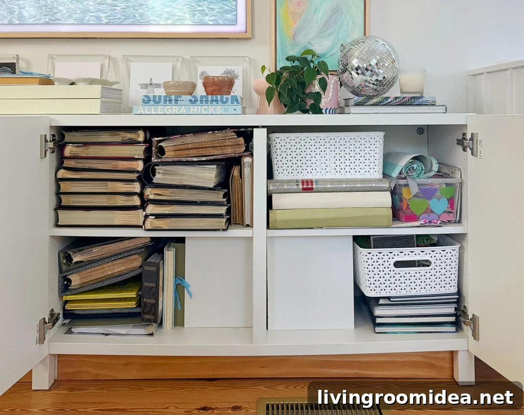 How to Digitize Old Photos for Long-Lasting Quality 20 Photo Albums Stored In Ikea Besta Media Cabinet