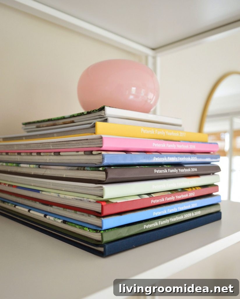 How to Digitize Old Photos for Long-Lasting Quality 21 Stack of Family Photobooks