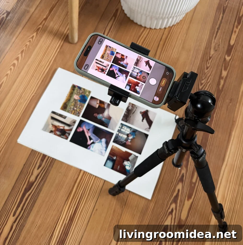 How to Digitize Old Photos for Long-Lasting Quality 5 Using iPhone Camera To Digitize Old Photos