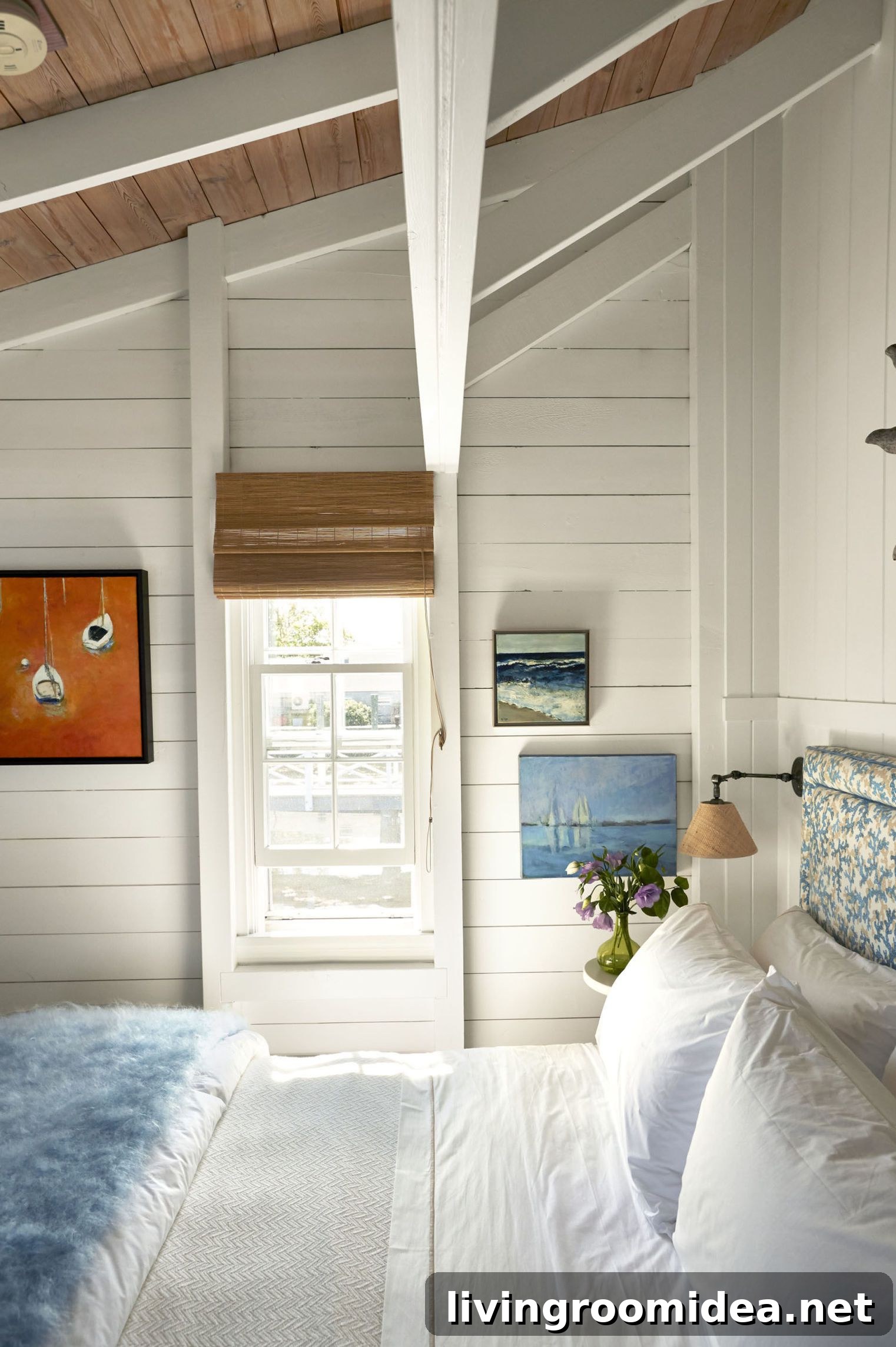 Wall sconces by the bed
