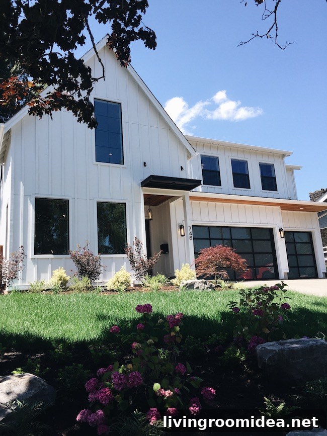 white modern farmhouse