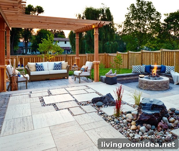 backyard firepit