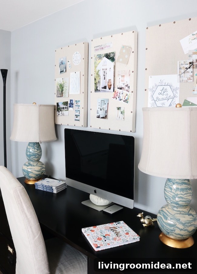 Create a Stylish Home Office with Painted Wood Shutters 5 img 118908 4