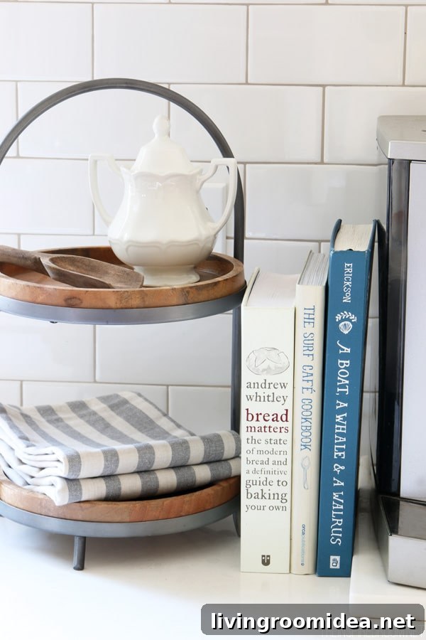 coffee station tiered stand