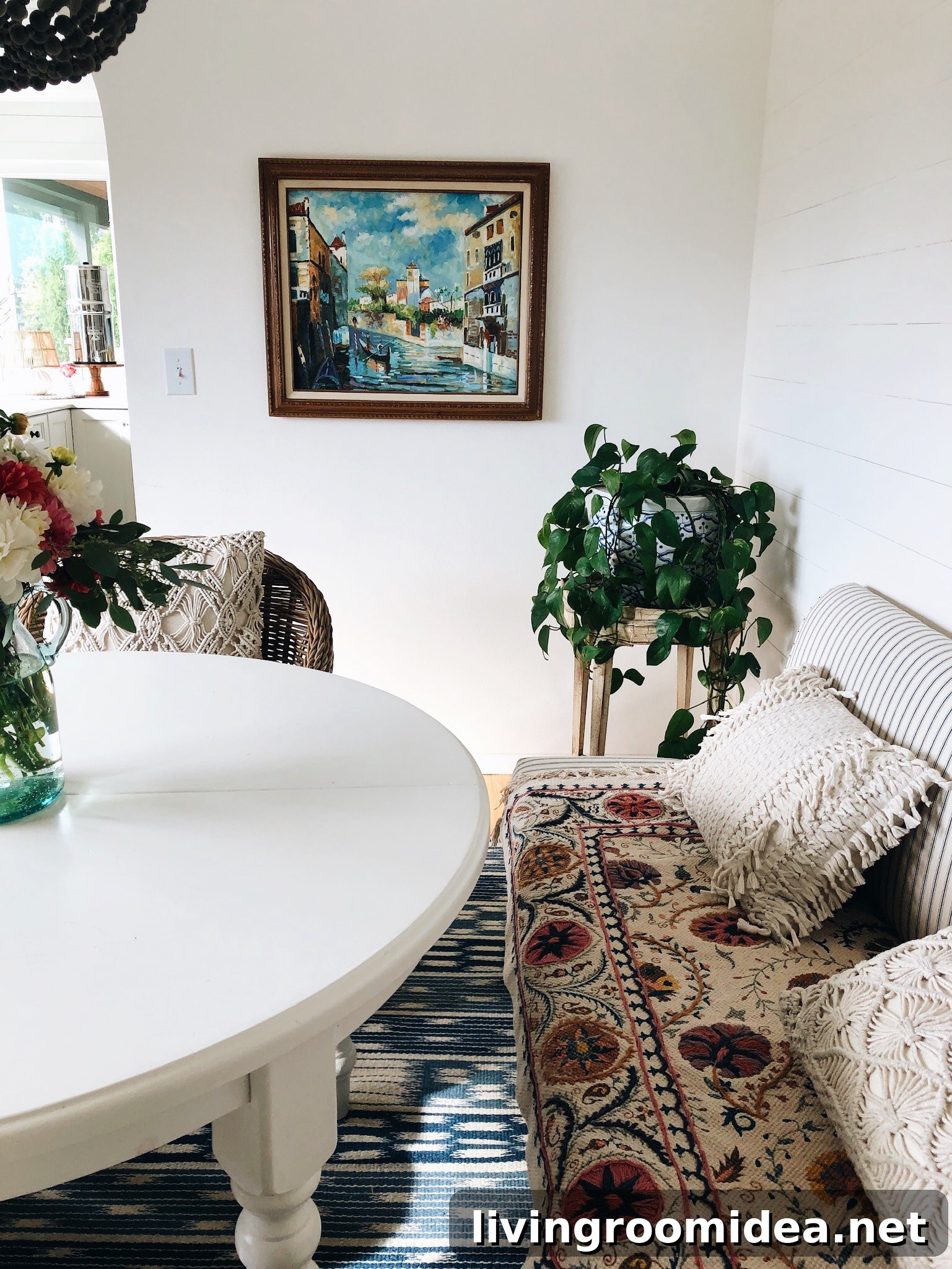 Beyond the Throw Blanket: Book Launch Day Ideas and Tips 3 Repurpose tapestry rug