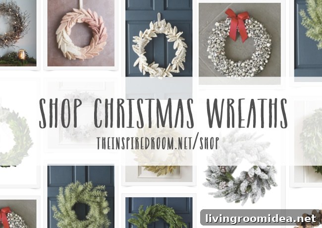Christmas Decorating Shop from The Inspired Room