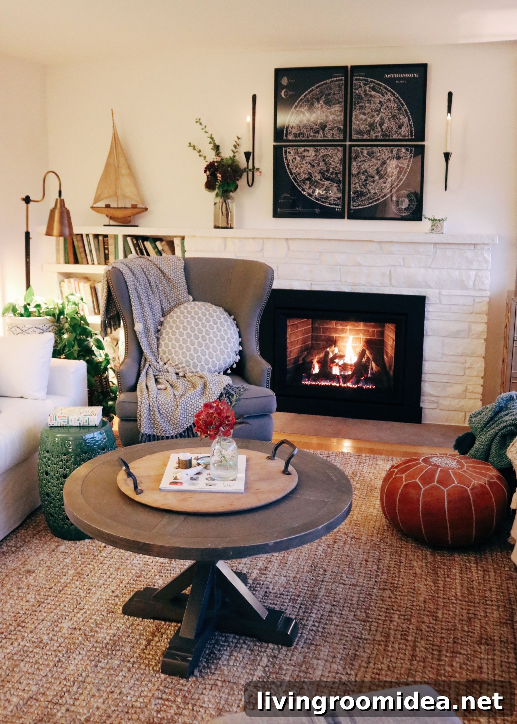 Cozy Fireplace Insert Reveal: Transform Your Living Room 13 Cozy gas fireplace insert room makeover