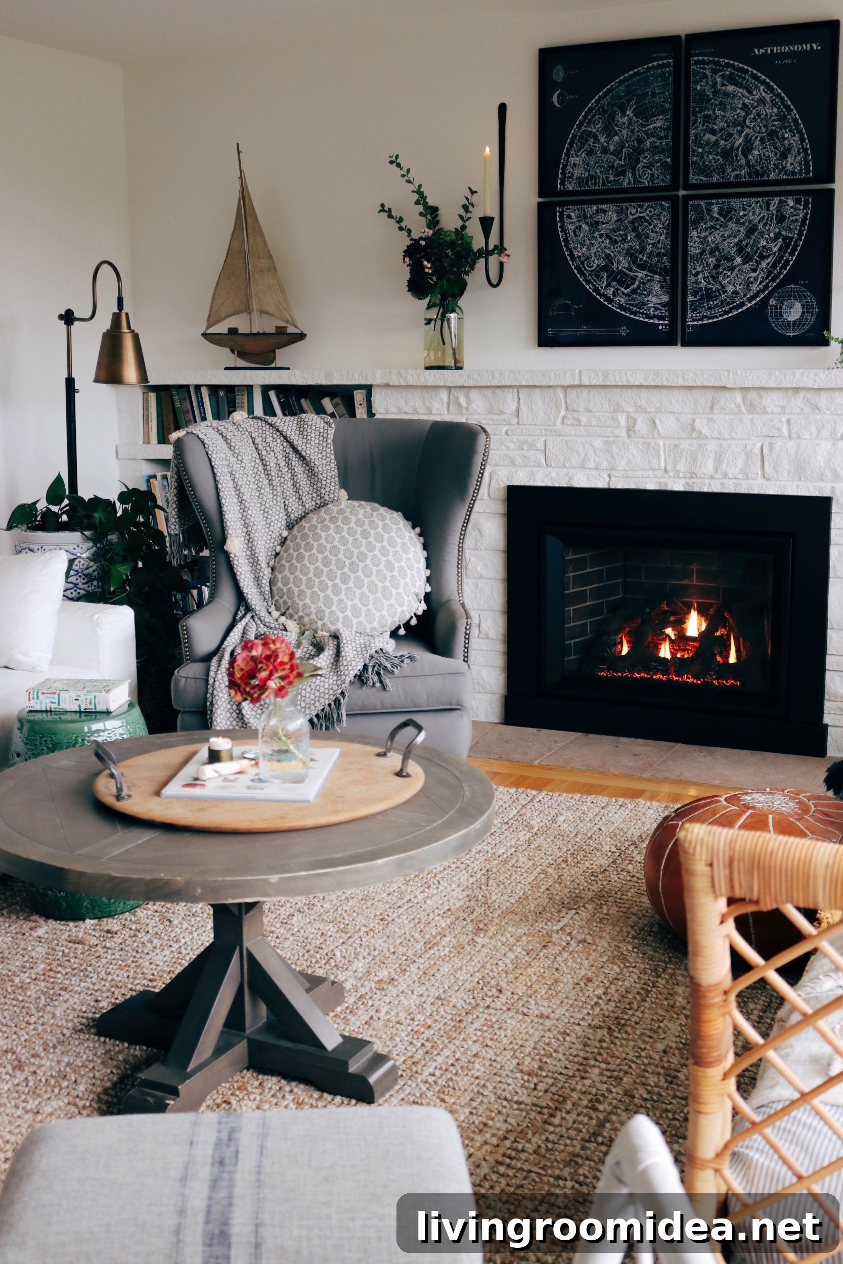 Cozy Winter Room Reveal: Fireplace Insert Installation 4 Gas fireplace insert