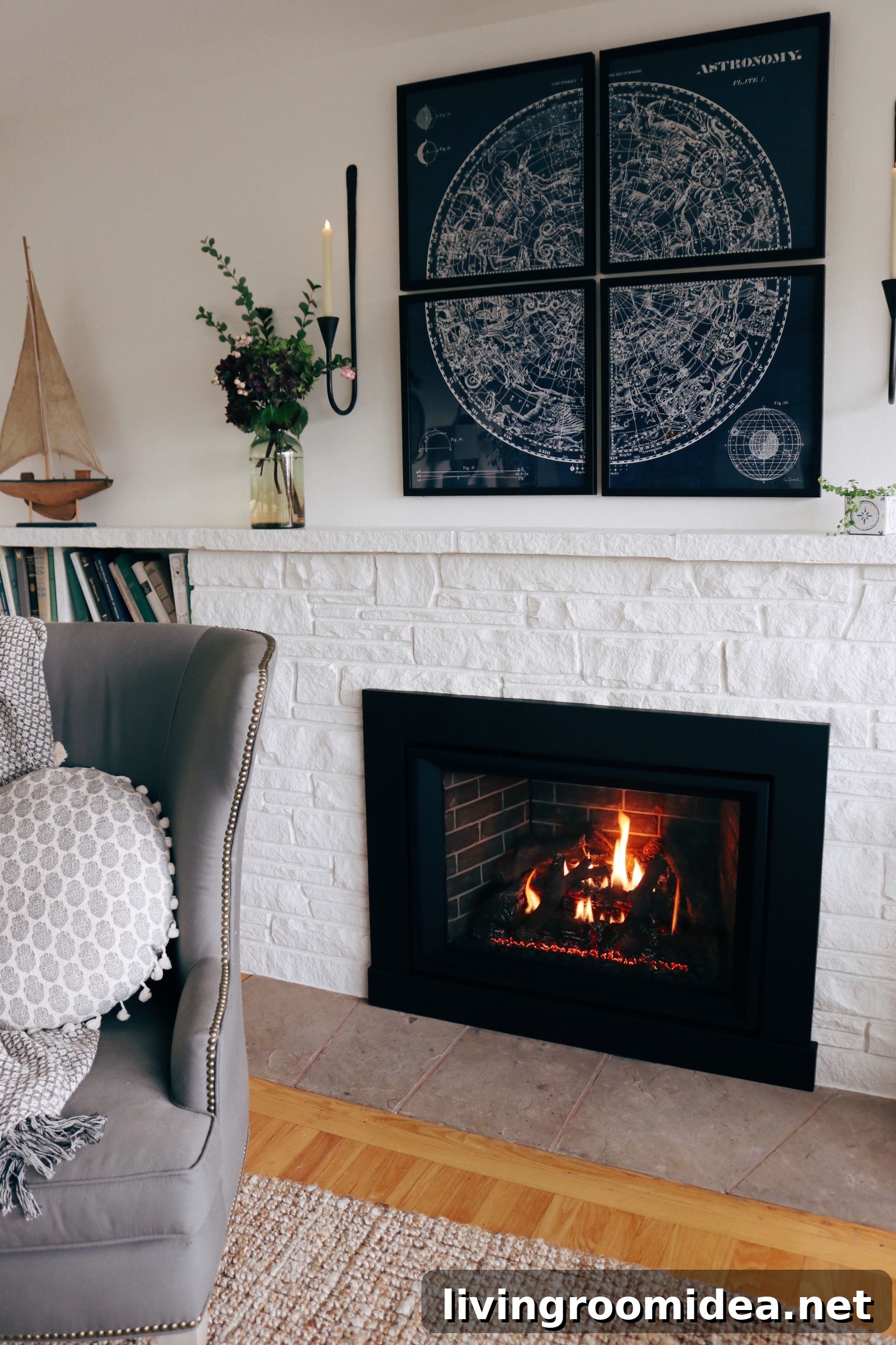 Cozy Fireplace Insert Reveal: Transform Your Living Room 6 Gas fireplace insert