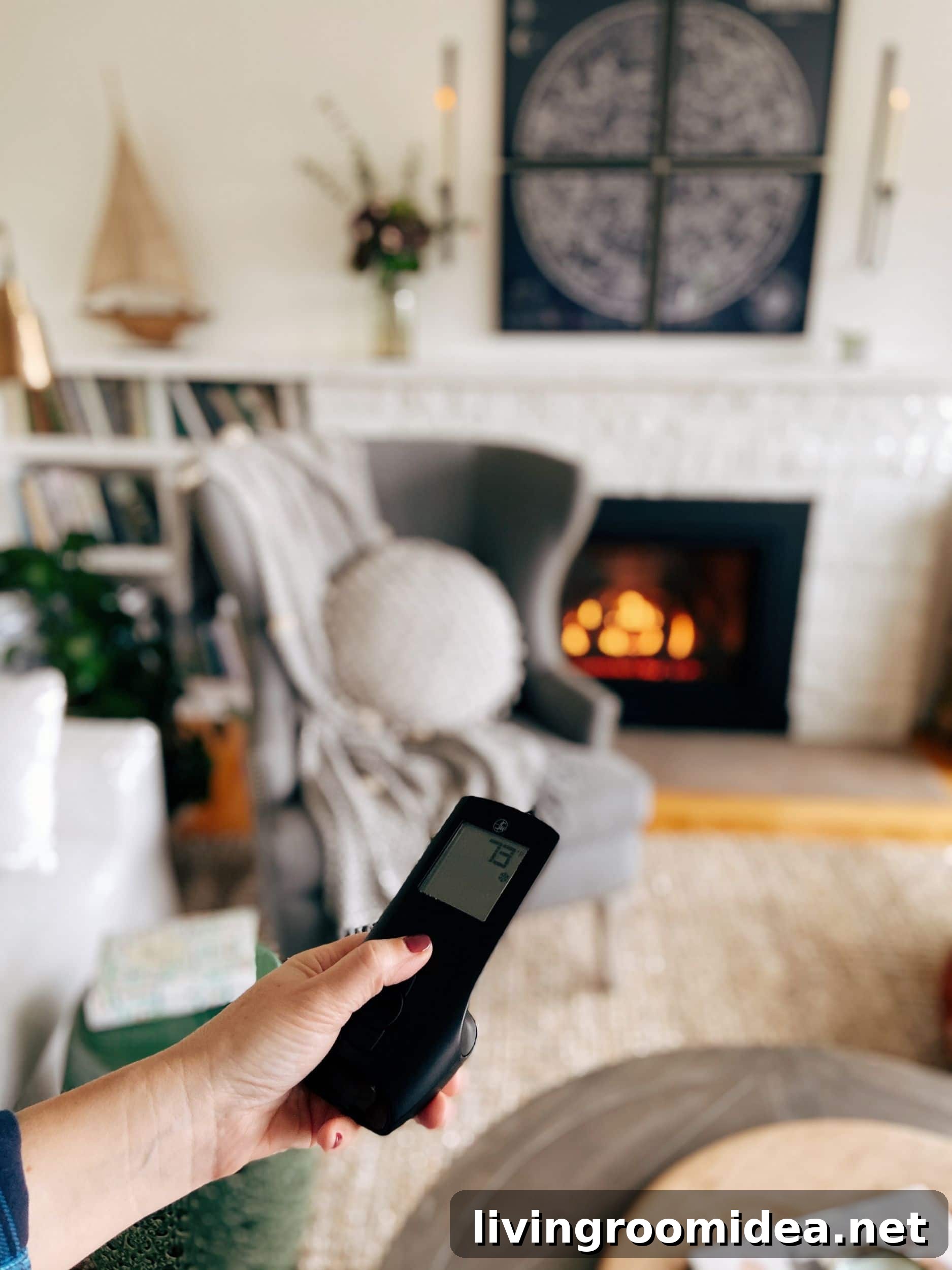 Cozy Fireplace Insert Reveal: Transform Your Living Room 9 Gas fireplace insert with remote control