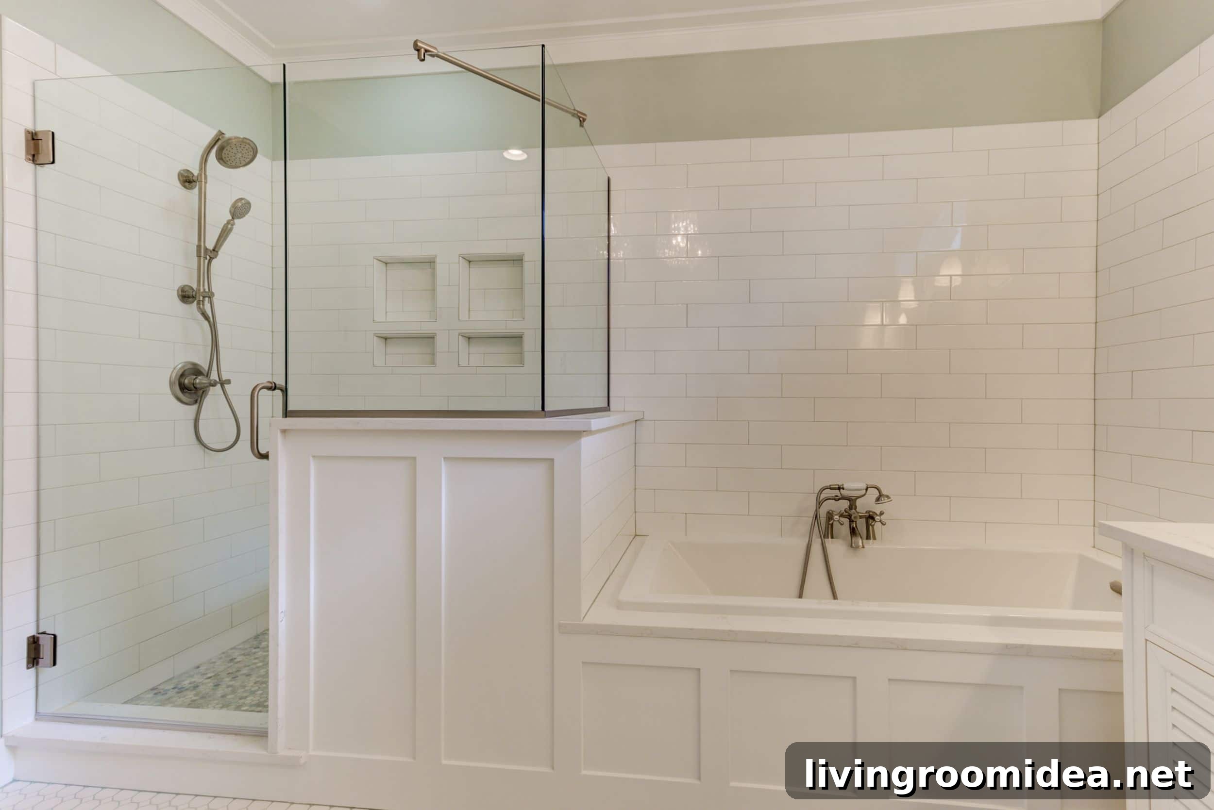 Inside a Dream Beach House in Seabrook: Coastal Home Tour 37 Custom bathroom with shower and bathtub