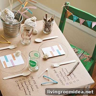 setting-the-kids-table cute kids table setting idea
