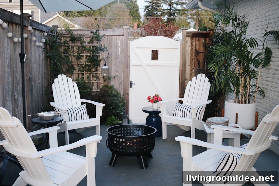 Deck and Patio Refresh: Top Outdoor Favorites for Summer 13 Fire pit on small patio