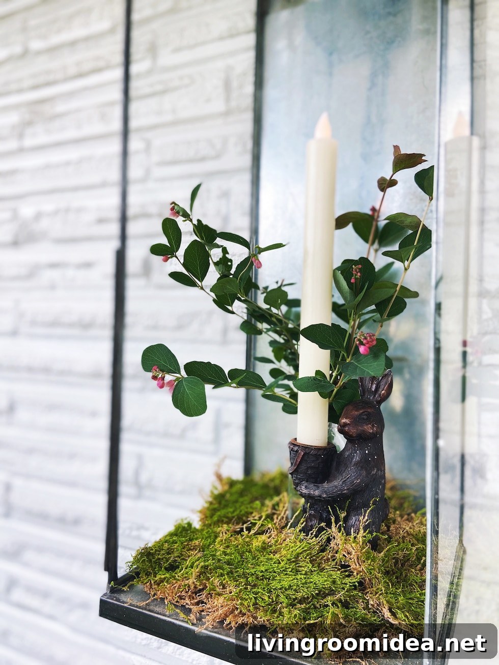 Outdoor Wall Lantern Ideas: Styling Tips and Design Inspiration 4 wall lantern with battery operated candle and styling ideas