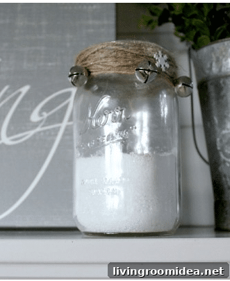 The original jingle bell mason jar with an easy to find and affordable filler!