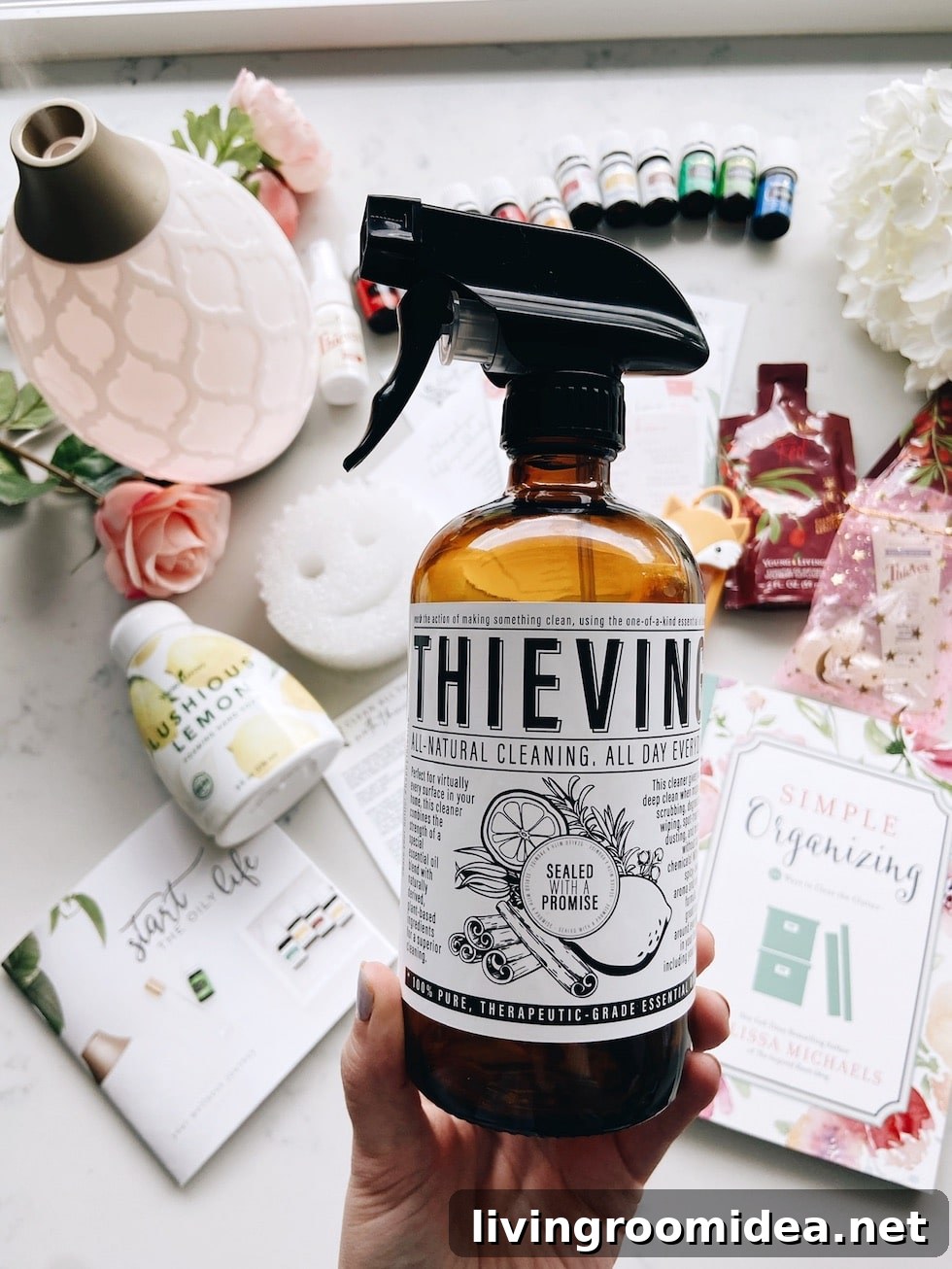 Toxin-free household cleaner