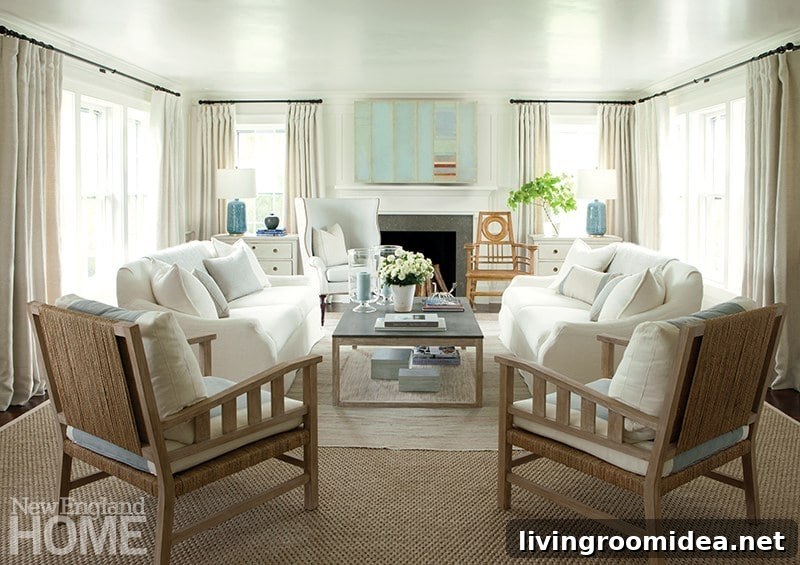 Nantucket style living room