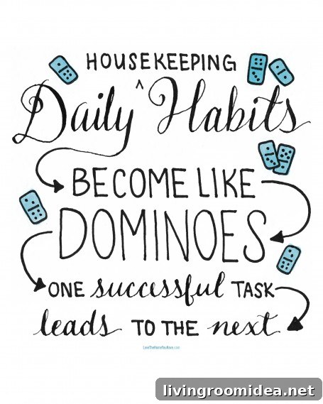 Joy of a Clean Sink: 4 Daily Habits for a Tidy Kitchen 3 daily habits become like dominoes